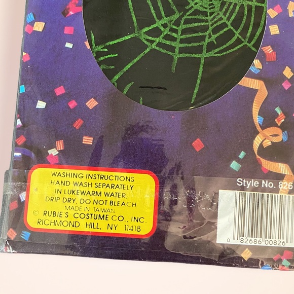 SOLD • 80’s Deadstock Glow in the Dark Tights Halloween S - Picture 4 of 5